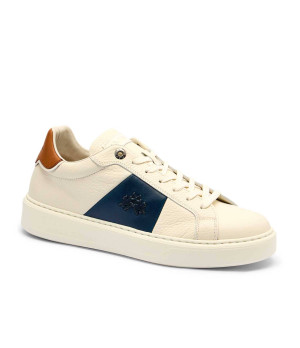 La Martina Skórzane sneakersy GRANA