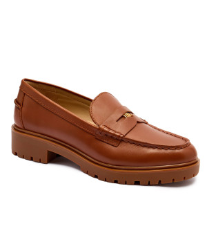 LAUREN RALPH LAUREN Skórzane loafersy