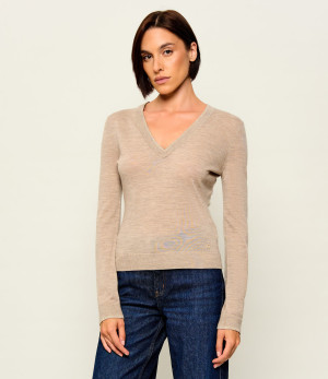 GUESS Wełniany sweter Priscilla | Slim Fit