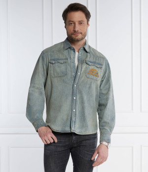 Kenzo Jeansowa koszula | Classic fit
