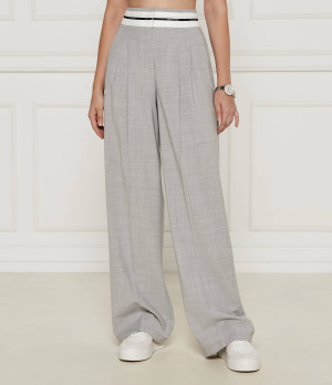 Marc Cain Spodnie | flare fit | z dodatkiem wełny