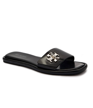 TORY BURCH Skórzane klapki T Lock