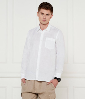 Vilebrequin Lniana koszula CAROUBIS | Regular Fit