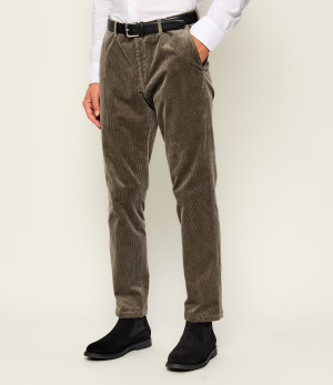 Oscar Jacobson Spodnie chino Dandy | Regular Fit | sztruks