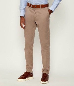 BOSS ORANGE Spodnie chino | Tapered fit