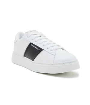Emporio Armani Skórzane sneakersy
