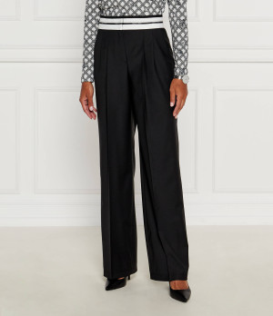 Marc Cain Spodnie | flare fit | z dodatkiem wełny