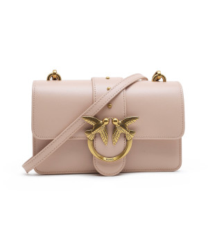 Pinko Skórzana torebka na ramię LOVE ONE MINI