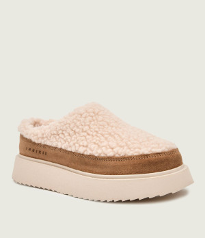 INUIKII Śniegowce CURLY MICRO | shearling | z dodatkiem skóry
