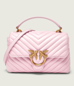 Pinko Skórzany kuferek LOVE LADY PUFF MINI