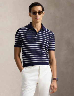 POLO RALPH LAUREN Polo | Regular Fit | z dodatkiem lnu