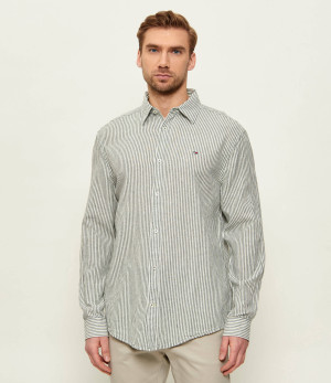 Tommy Jeans Lniana koszula | Regular Fit