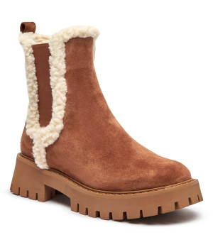 Michael Kors Sztyblety Asher | shearling | zamsz