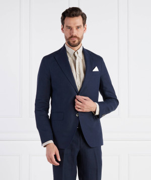 Oscar Jacobson Lniana marynarka | Regular Fit