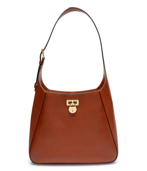 LAUREN RALPH LAUREN Skórzane hobo Tanner