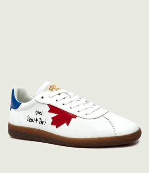 Dsquared2 Skórzane sneakersy Rebels