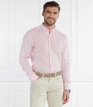 BOSS BLACK Lniana koszula S-LIAM | Regular Fit