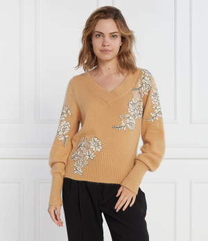 TWINSET Sweter | Regular Fit | z dodatkiem wełny
