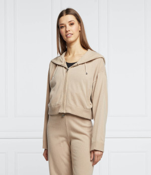 Juicy Couture Bluza | Cropped Fit | z dodatkiem wełny i kaszmiru