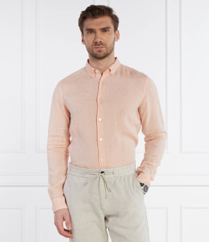BOSS BLACK Lniana koszula S-LIAM | Regular Fit
