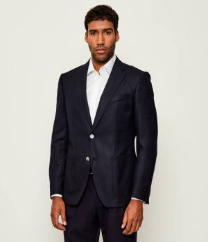 BOSS BLACK Wełniana marynarka H-Hutson-2PP-253 | Slim Fit