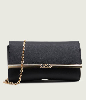Michael Kors Skórzana kopertówka MONA
