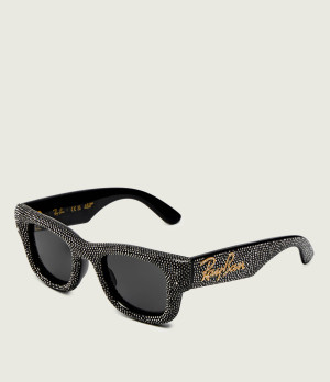 Ray-Ban Okulary przeciwsłoneczne Wayfarer Puffer Crystal Pavè RB4940BP | Ray-Ban x A$AP Rocky
