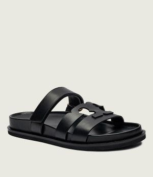 TORY BURCH Skórzane klapki INES