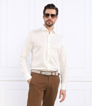 Stenströms Koszula | Slim Fit | z dodatkiem lnu