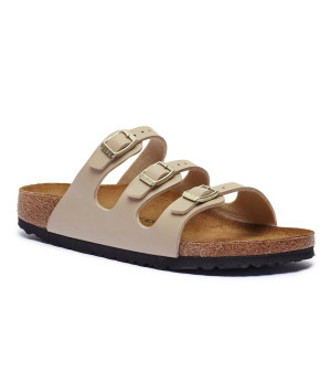 Birkenstock Klapki Florida | narrow fit | z dodatkiem skóry