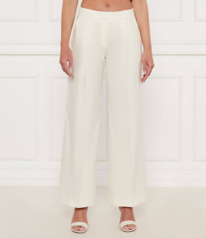 HUGO Lniane spodnie Halati | Regular Fit