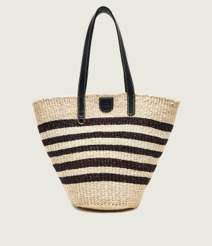Weekend MaxMara Torba plażowa WKAGENNAIO | z dodatkiem skóry