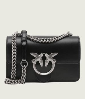 Pinko Skórzana torebka na ramię LOVE ONE MINI
