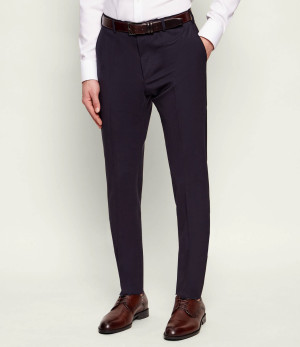 Tombolini Wełniane spodnie Zero Gravity | Slim Fit
