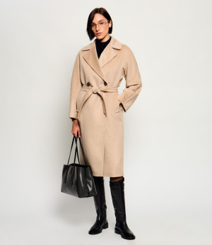 Weekend MaxMara Wełniany płaszcz Wkdresina
