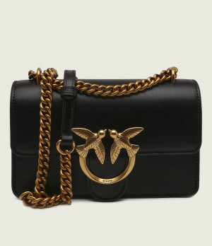 Pinko Skórzana torebka na ramię LOVE ONE MINI