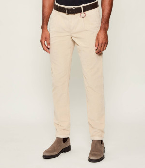 Tramarossa Spodnie chino Alberto | Slim Fit | sztruks