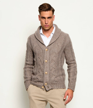 Gran Sasso Wełniany kardigan | Regular Fit
