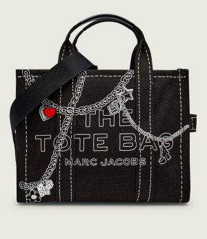 Marc Jacobs Shopperka Trompe L''Oeil Charm Tote Bag