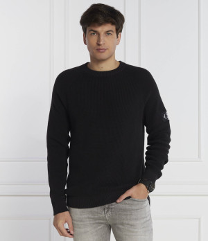 Calvin Klein Jeans Sweter BADGE EASY | Regular Fit