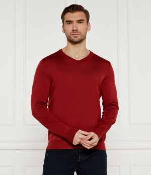 BOSS BLACK Wełniany sweter Baram-L | Regular Fit