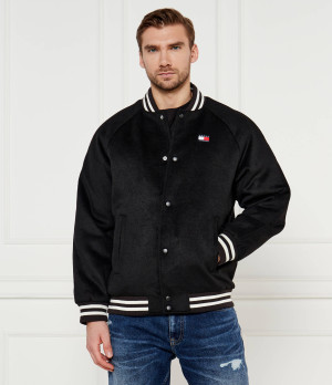 Tommy Jeans Kurtka bomber | Regular Fit | z dodatkiem wełny