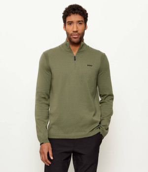 BOSS GREEN Sweter KN_Ever-X QZ | Regular Fit