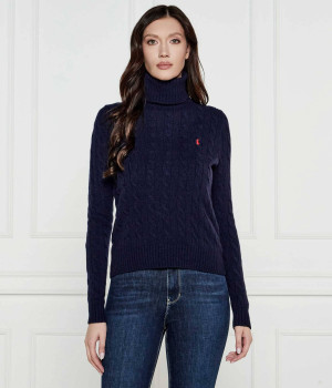 POLO RALPH LAUREN Wełniany golf | Regular Fit | z dodatkiem kaszmiru