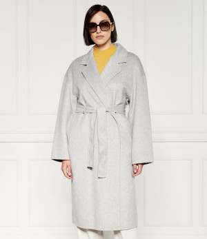 Calvin Klein Wełniany płaszcz