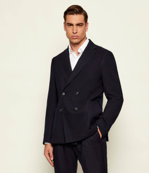 BOSS BLACK Wełniana marynarka C-Hanry-DB-254 | Slim Fit