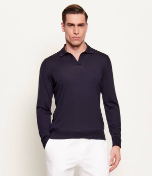 Gran Sasso Wełniany sweter | Slim Fit