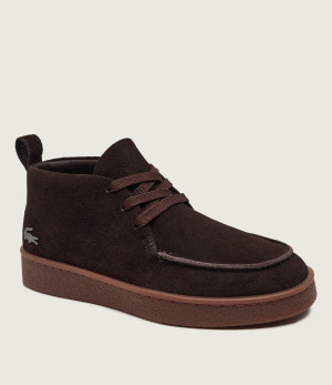 Lacoste Sneakersy Baseshot Chukka | zamsz