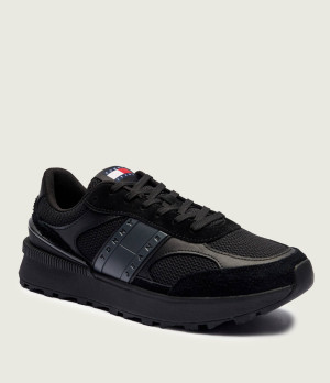 Tommy Jeans Sneakersy TJM TECHNICAL RUNNER ESS | z dodatkiem skóry