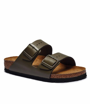 Birkenstock Skórzane klapki Arizona | narrow fit